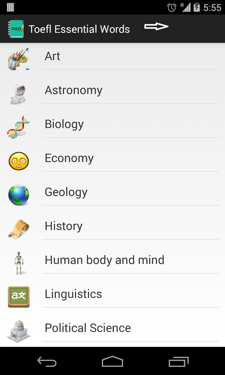 TOEFL Essential Words screenshot image 6_Popularmodapk.com