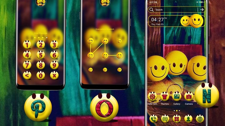 Smiley Emoji Launcher Theme screenshot image 2_Popularmodapk.com