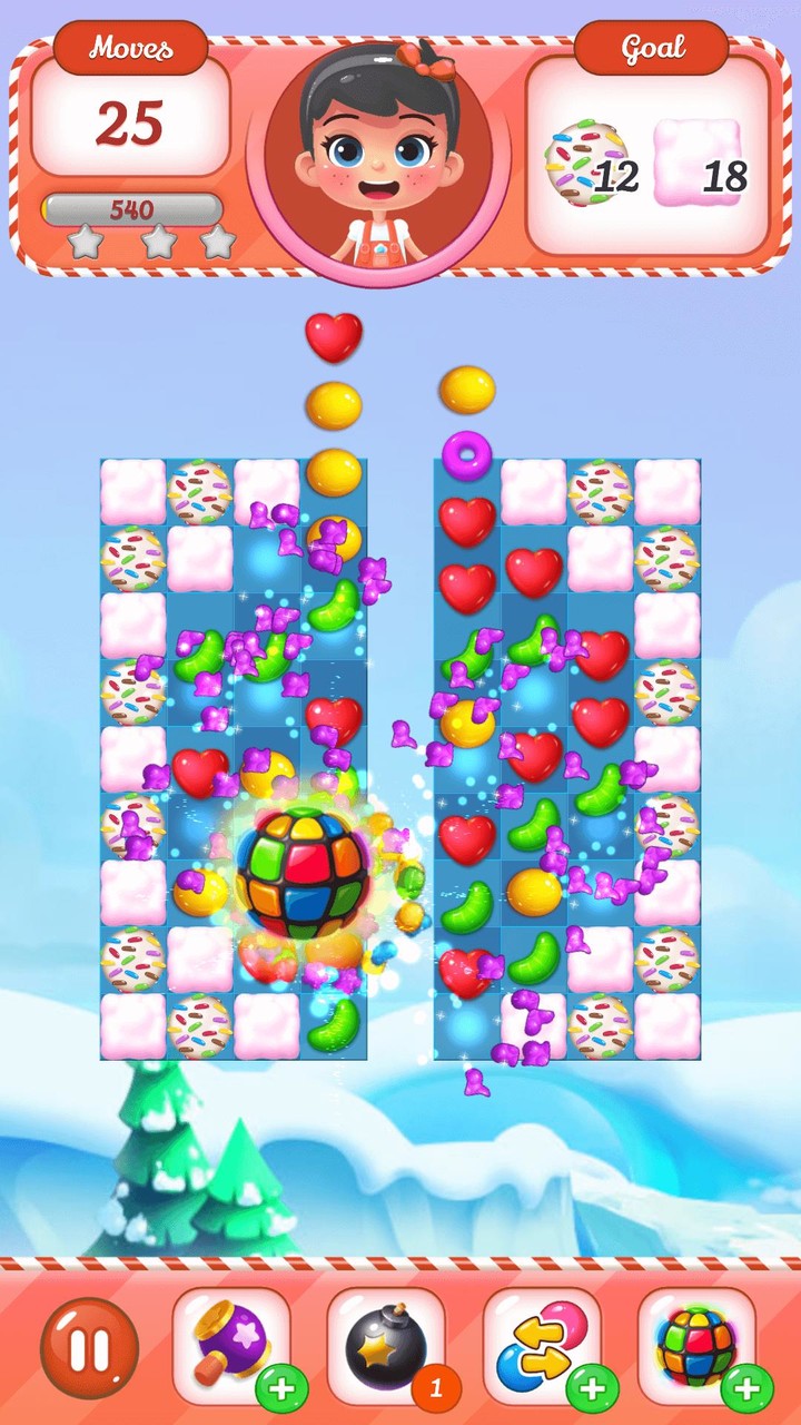 CandyRush - Match 3 Game screenshot image 1_Popularmodapk.com