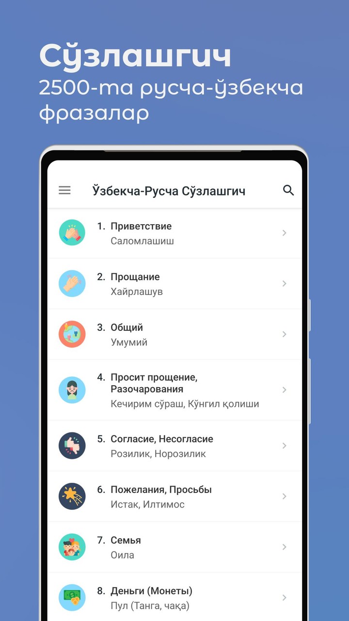 Ўзбекча-Русча Сўзлашгич screenshot image 5_Popularmodapk.com