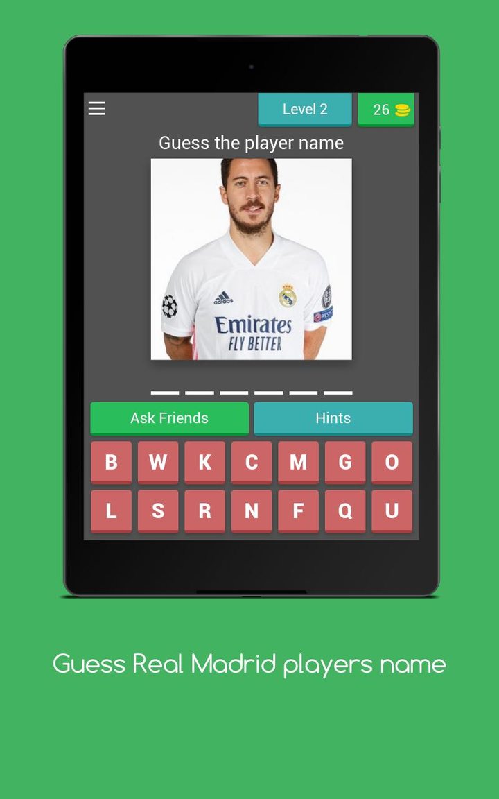 Guess Real Madrid players name quiz screenshot image 21_Popularmodapk.com