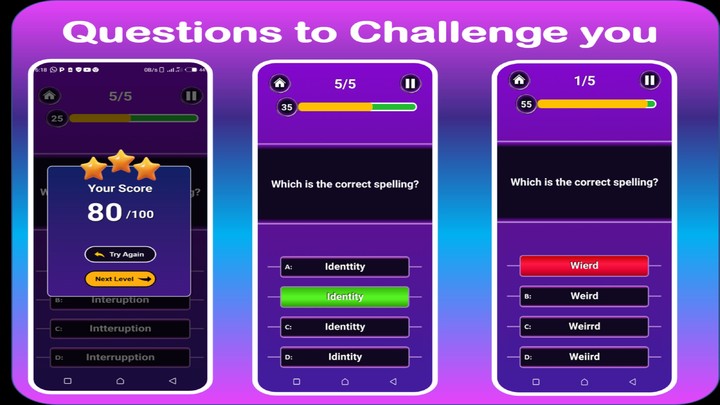 Spelling Quiz - Word Trivia screenshot image 5_Popularmodapk.com