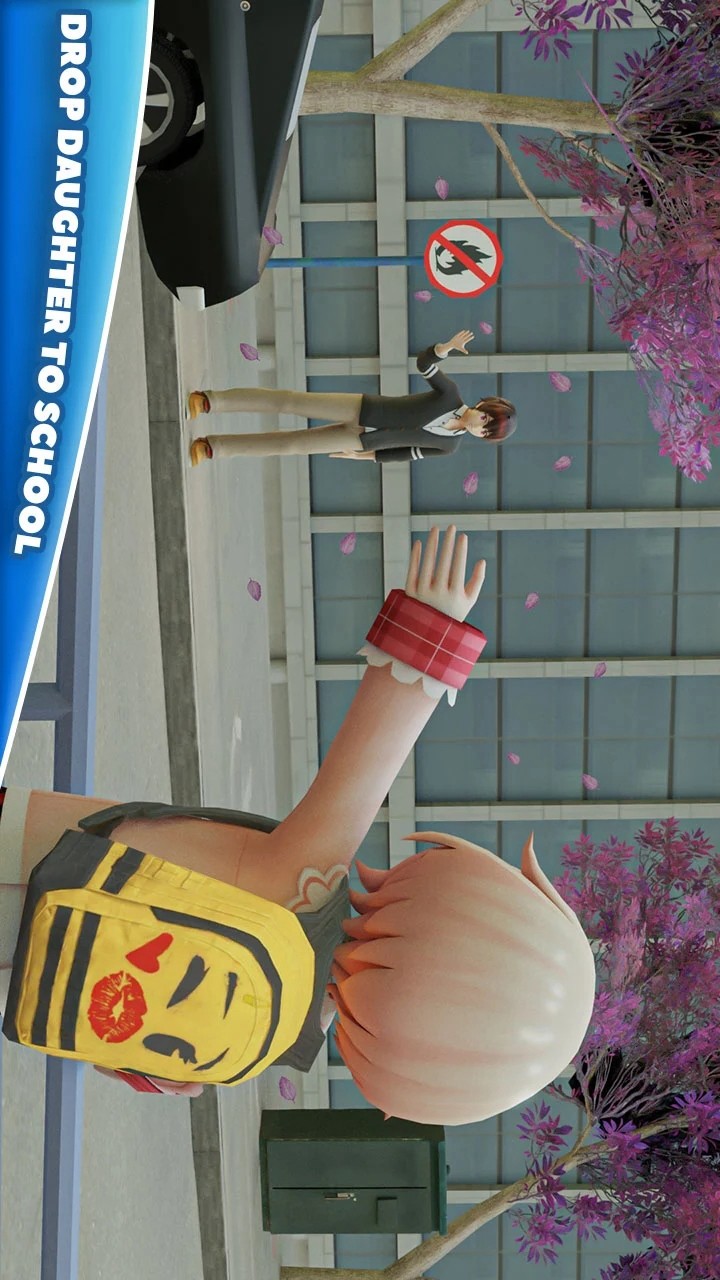 Anime Father Simulator: Virtual Family Life 3D(Large gold coins) screenshot image 9_Popularmodapk.com