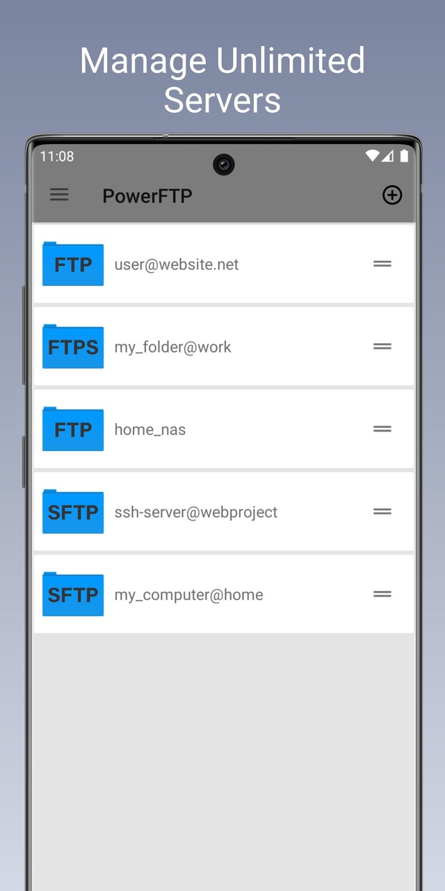 PowerFTP (FTP Client & Server) screenshot image 7_Popularmodapk.com
