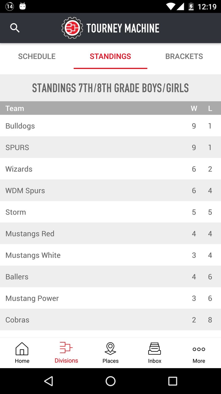 Tourney Machine - Tournament Schedules screenshot image 5_Popularmodapk.com