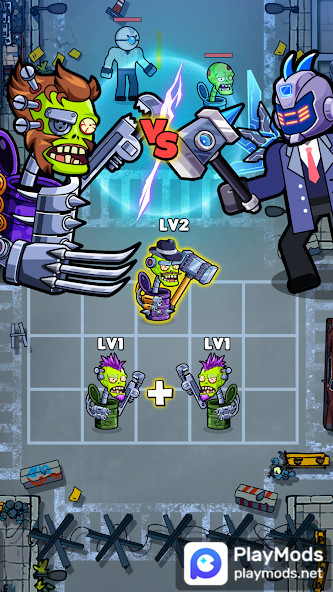 Merge War: Zombie vs Cybermen<span>(unlimited money)</span> screenshot image 4_Popularmodapk.com
