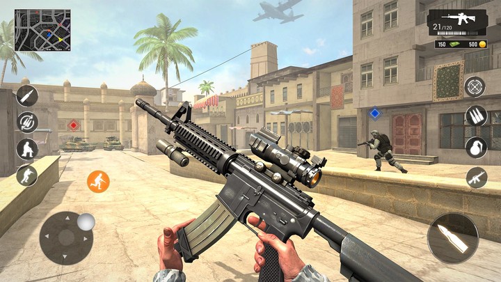 Gun Games 3D - Shooting Games screenshot image 1_Popularmodapk.com