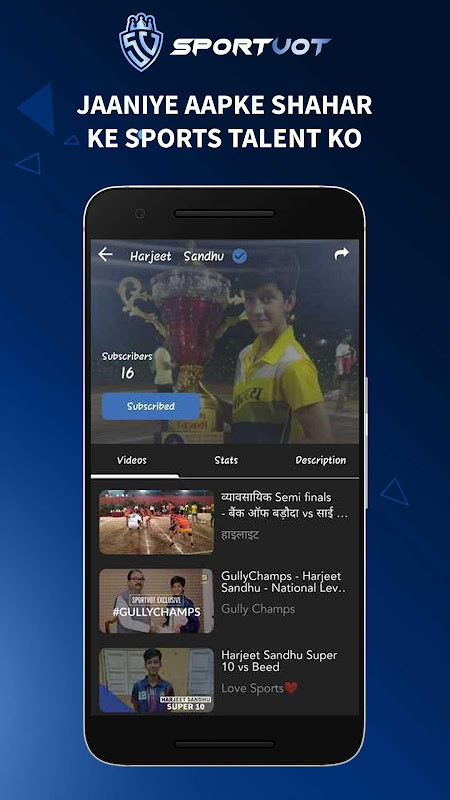 SportVot: India’s Live Sports TV screenshot image 11_Popularmodapk.com