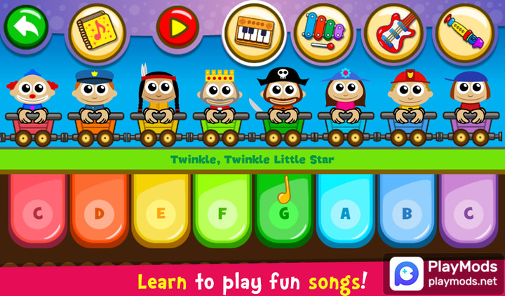 Piano Kids<span>(All Unlocked)</span> screenshot image 2_Popularmodapk.com