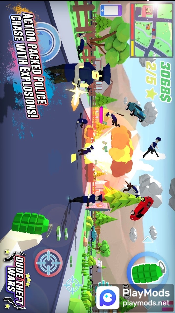 Dude Theft Wars<span>(Mod Menu)</span> screenshot image 1_Popularmodapk.com
