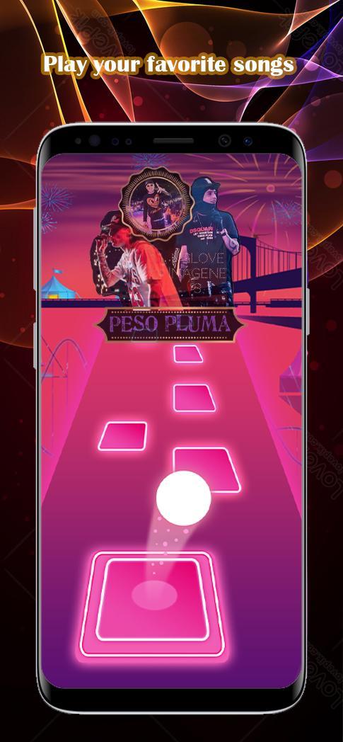 Peso Pluma Tiles hop Music 3D screenshot image 3_Popularmodapk.com