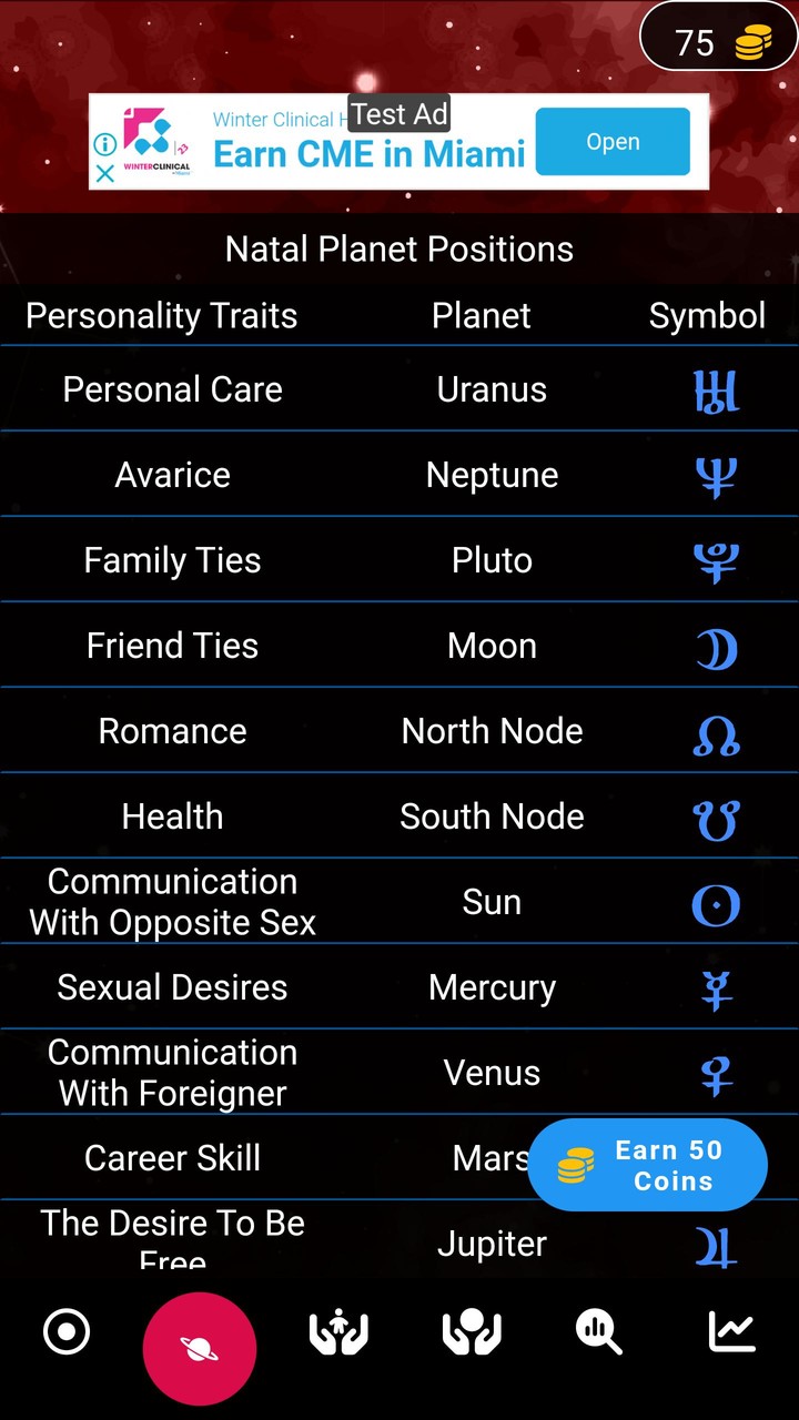 Astrology Area Natal Chart screenshot image 7_Popularmodapk.com