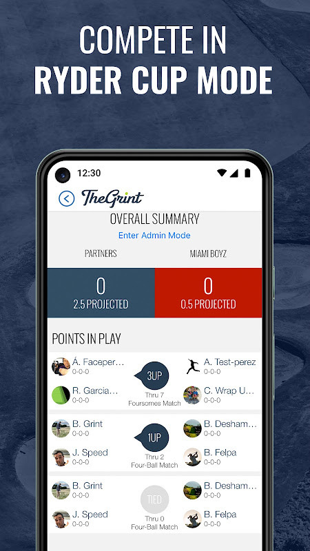 TheGrint | Golf Handicap & GPS screenshot image 1_Popularmodapk.com