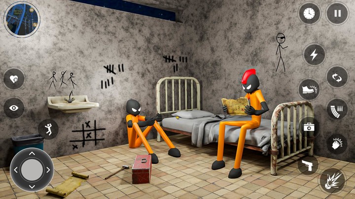 Stickman Prison: Jail Break 3D screenshot image 4_Popularmodapk.com