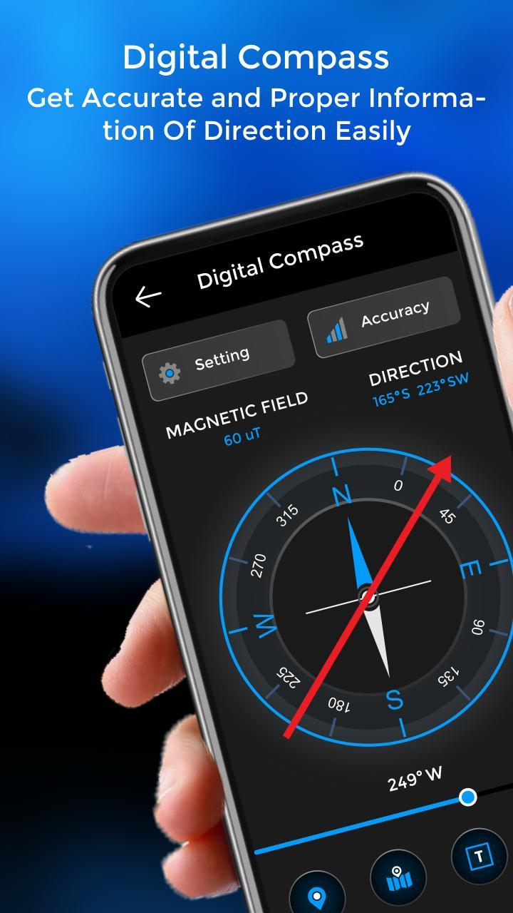 Smart Compass for Android screenshot image 9_Popularmodapk.com