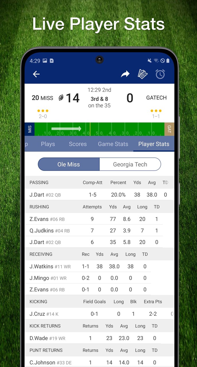 Scores App: College Football screenshot image 9_Popularmodapk.com
