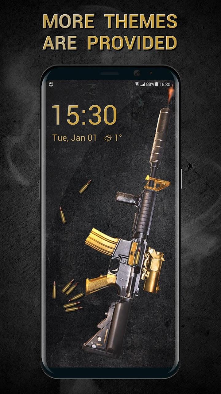 Cool Gun Shooting Lock Screen screenshot image 13_Popularmodapk.com