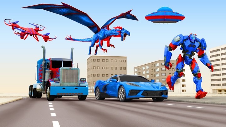 Robot Hero Transform Car Games screenshot image 5_Popularmodapk.com