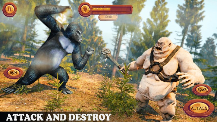 Wild Forest Gorilla Games screenshot image 5_Popularmodapk.com