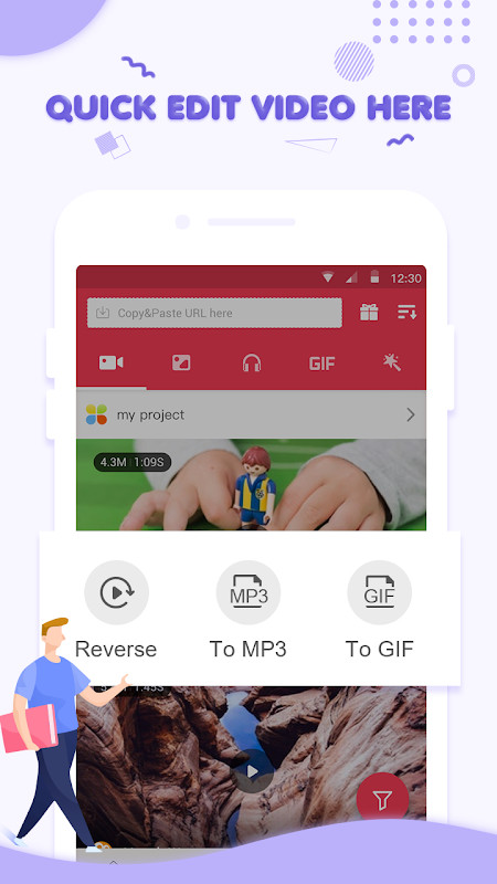 VidLike - Video to audio & GIF screenshot image 3_Popularmodapk.com
