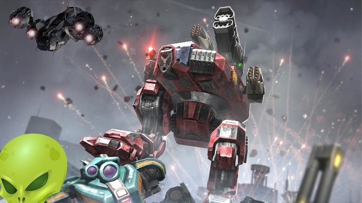 Robots Vs Aliens Death Match screenshot image 3_Popularmodapk.com