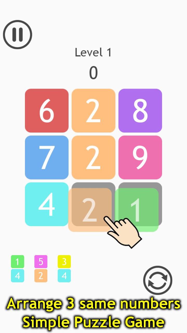 Number Tic-Tac-Toe IQ Puzzle screenshot image 1_Popularmodapk.com