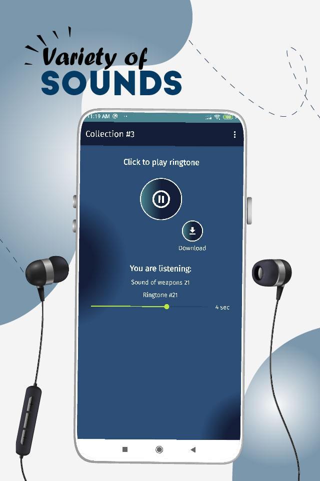 Weapons ringtone screenshot image 3_Popularmodapk.com
