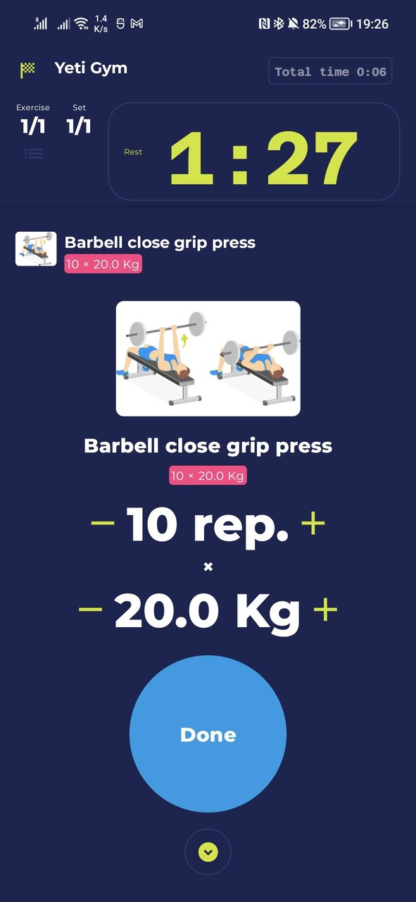 Yeti Gym Workouts screenshot image 6_Popularmodapk.com