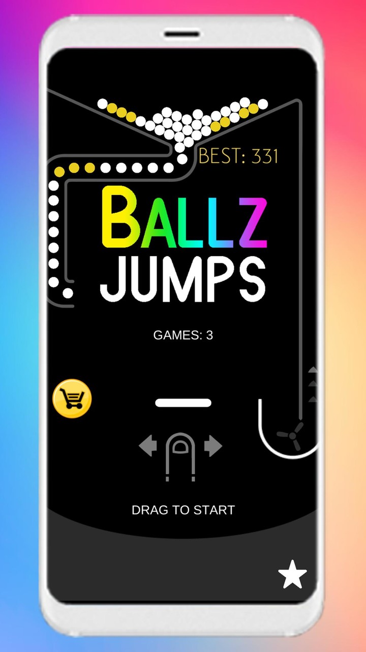 Ballz jump - Bouncy Balls screenshot image 1_Popularmodapk.com