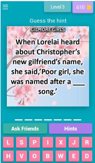 Gilmore Girls Trivia Quiz screenshot image 4_Popularmodapk.com