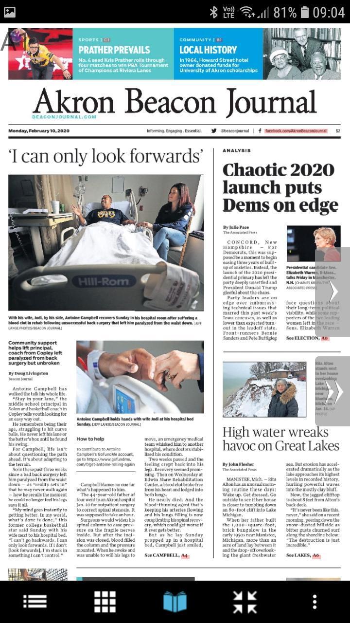 Akron Beacon Journal eEdition screenshot image 1_Popularmodapk.com