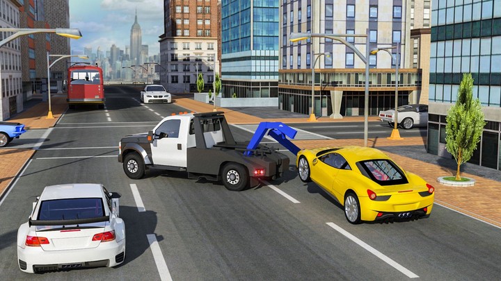 Police Tow Truck Simulator screenshot image 1_Popularmodapk.com