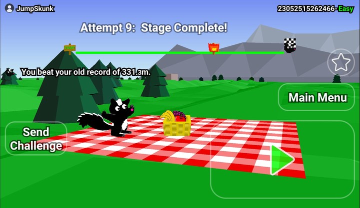 Jump Skunk - 1 Minute Runner screenshot image 4_Popularmodapk.com