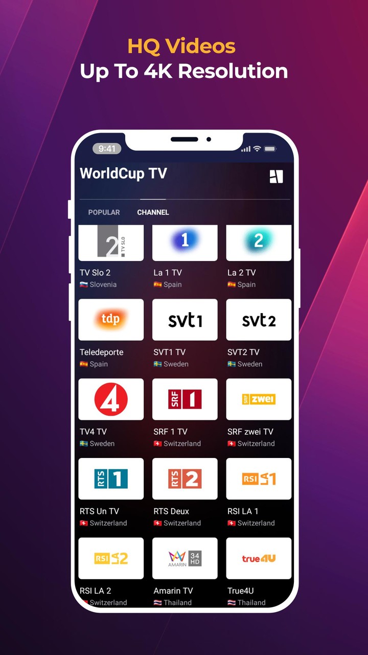 World Cup 2022 Live TV screenshot image 5_Popularmodapk.com