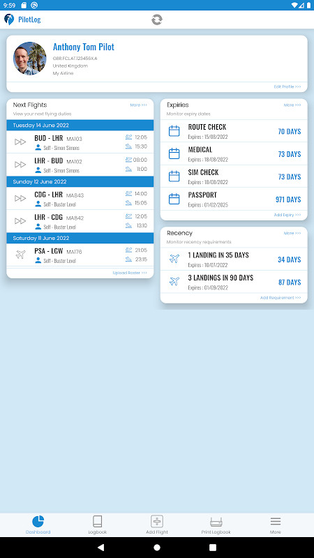 PilotLog screenshot image 8_Popularmodapk.com