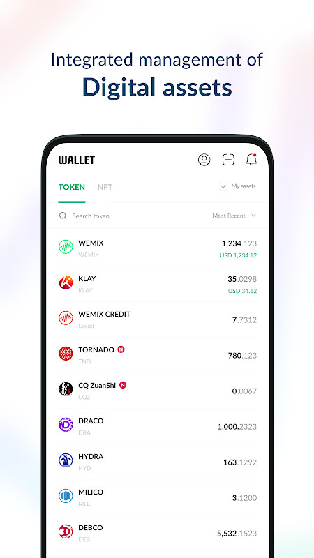 WEMIX Wallet screenshot image 6_Popularmodapk.com