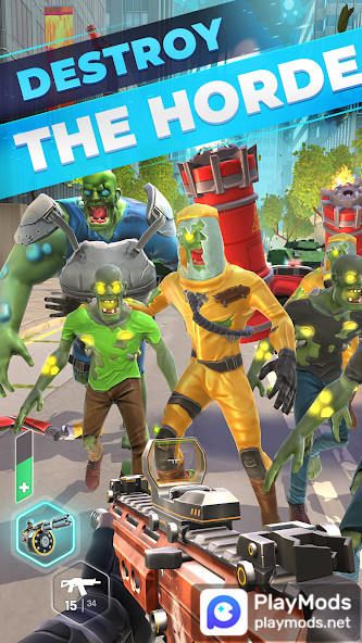 Zombie Horde: Heroes FPS & RPG<span>(Unlimited Ammo)</span> screenshot image 3_Popularmodapk.com