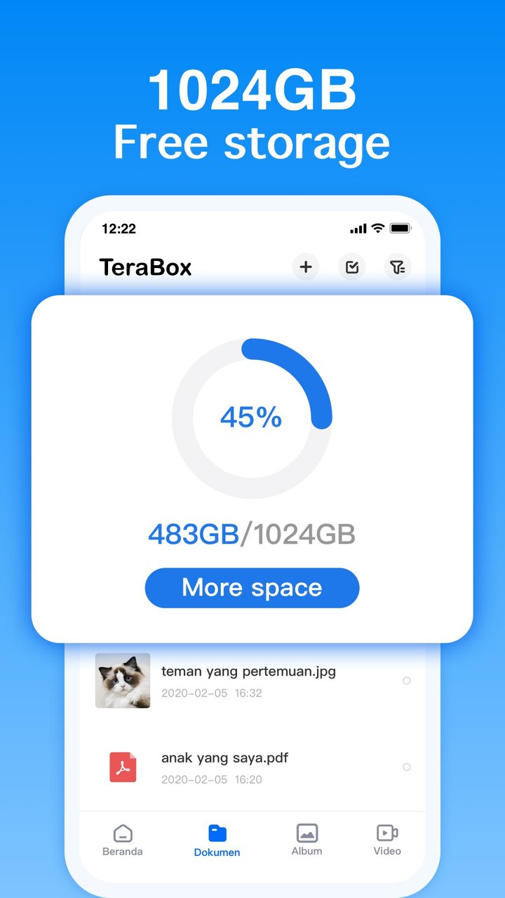 Terabox: Cloud Storage Space screenshot image 4_Popularmodapk.com