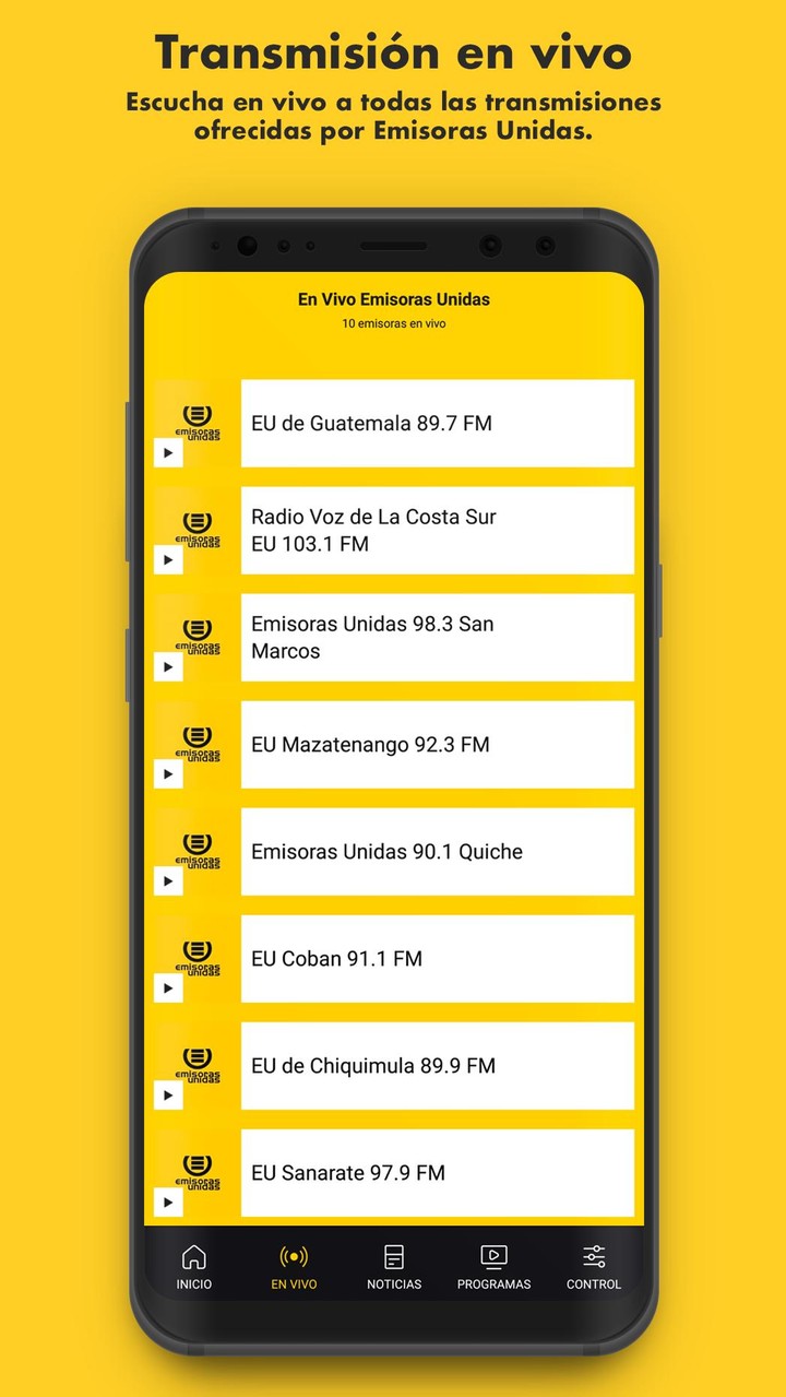 Emisoras Unidas screenshot image 4_Popularmodapk.com
