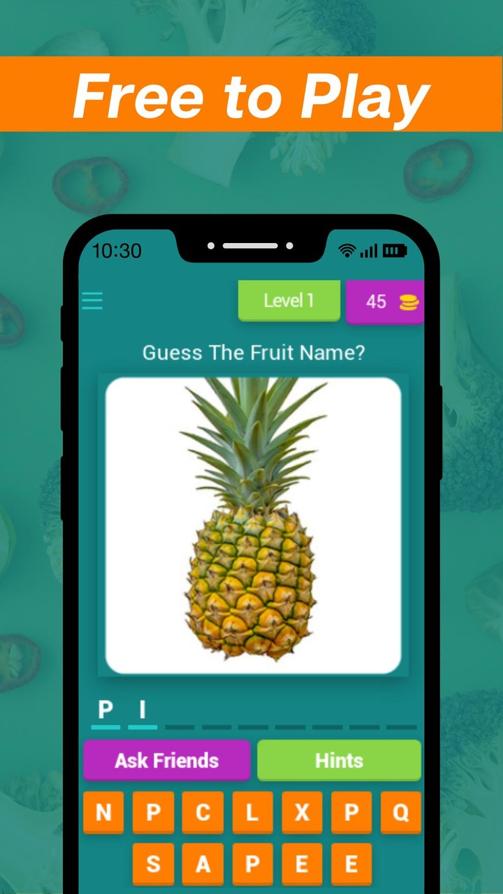 Fruits Picture Quiz screenshot image 1_Popularmodapk.com