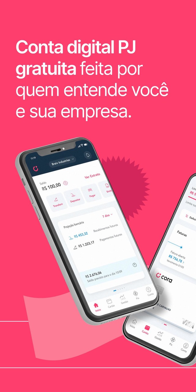 Cora - Conta Digital PJ screenshot image 7_Popularmodapk.com