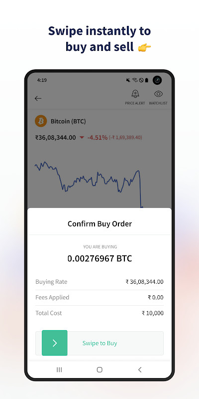 CoinDCX:Bitcoin Investment App screenshot image 4_Popularmodapk.com