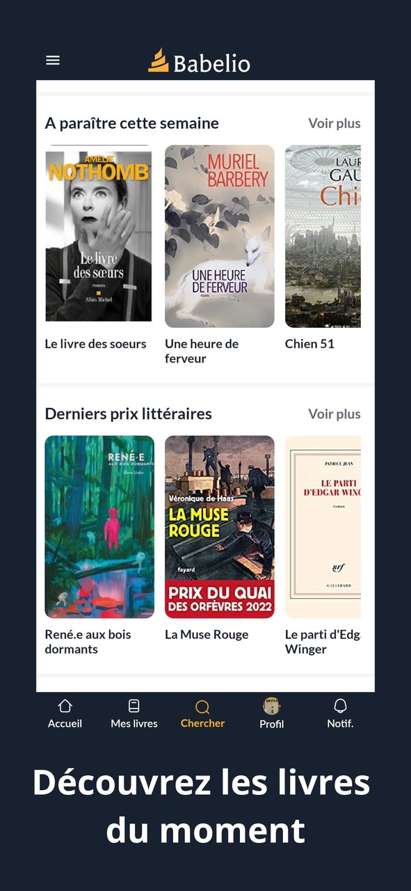 Babelio, ma bibliothèque en ligne screenshot image 10_Popularmodapk.com