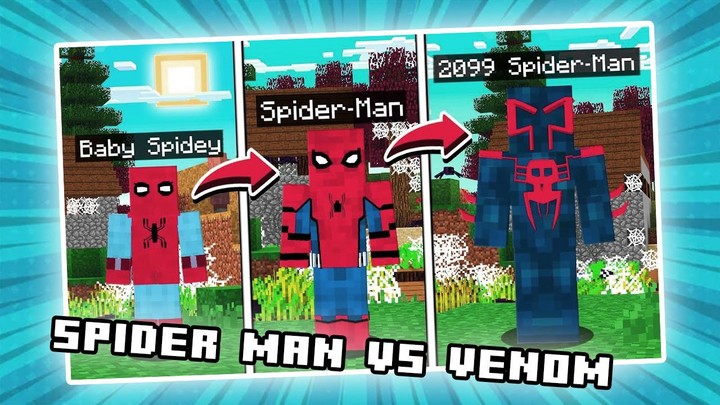 Mod Venom v Spider Minecraft screenshot image 9_Popularmodapk.com