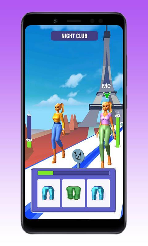Queen Catwalk Fashion Race 3D screenshot image 3_Popularmodapk.com