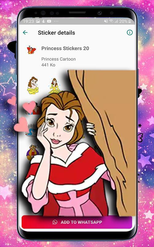 Princess Cartoon for whatsapp screenshot image 12_Popularmodapk.com