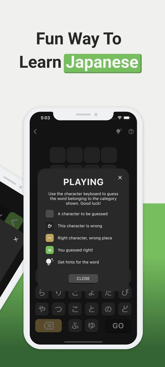 JWords - Japanese Word Puzzle screenshot image 4_Popularmodapk.com