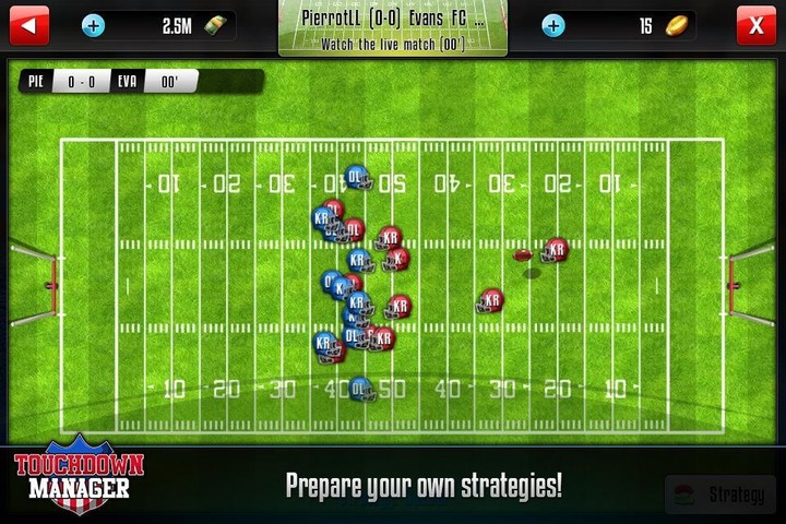 Touchdown Manager screenshot image 2_Popularmodapk.com