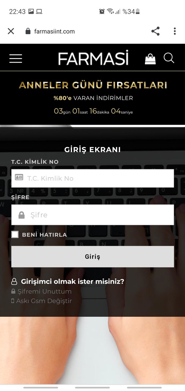Farmasii Girişim Üyelik/Kayıt screenshot image 3_Popularmodapk.com