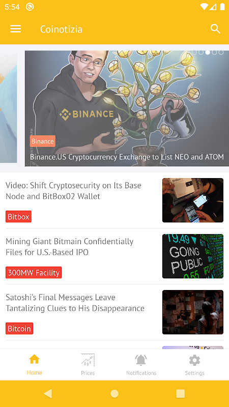 Coinotizia - Leader in Cryptocurrency News screenshot image 1_Popularmodapk.com